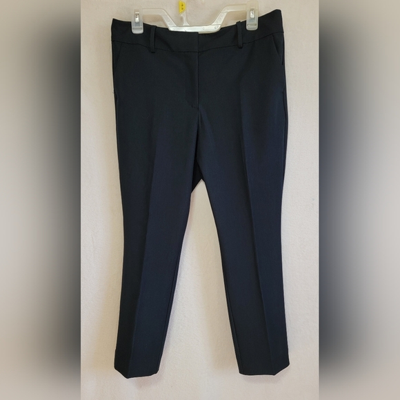 Women's Ann Taylor Factory Ankle Cropped Pants, Blue, Size 8P, Pre-owned - Picture 2 of 8